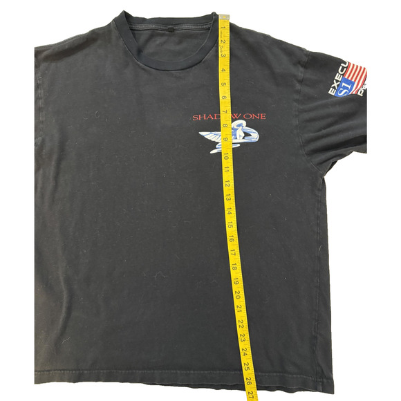 Shadow One Executive Protection Shirt Mens XL Black Graphic Double Sided Hit - Picture 6 of 7